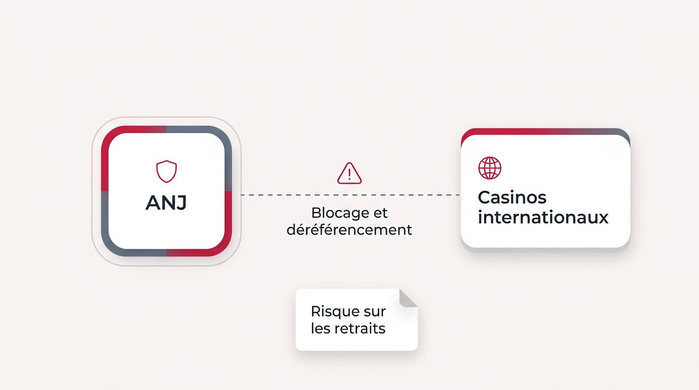 Cadre français et casinos internationaux